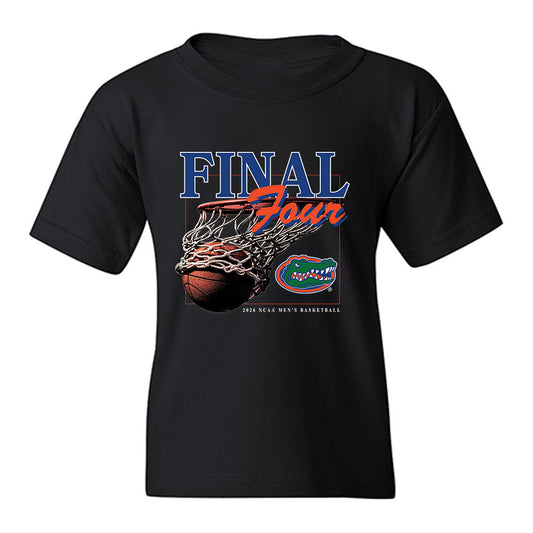 Florida - NCAA Men's Basketball : Johnuel "Boogie" Fland - Final Four NCAA® March Madness® 2026 Youth T-Shirt-0