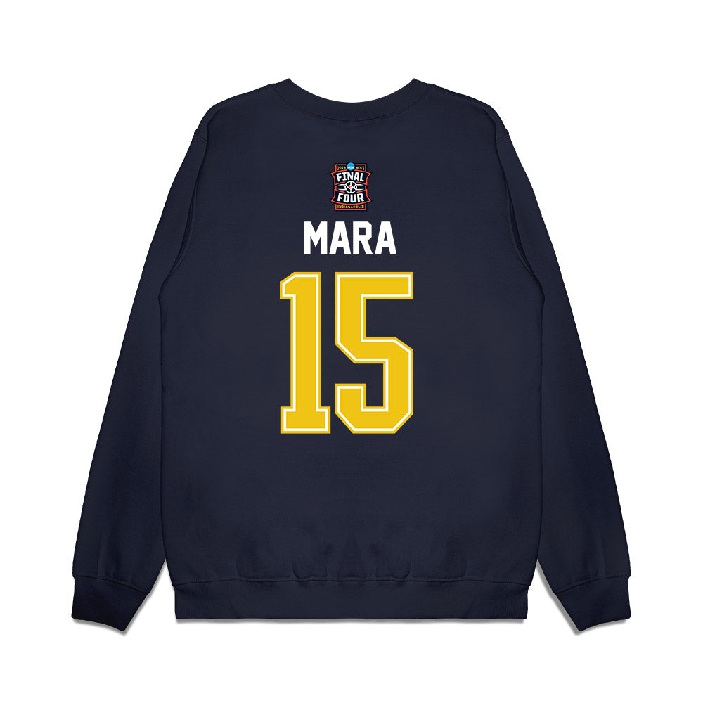 Michigan - NCAA Men's Basketball : Aday Mara - Final Four NCAA® March Madness® 2026 Premium Crewneck Sweatshirt-1