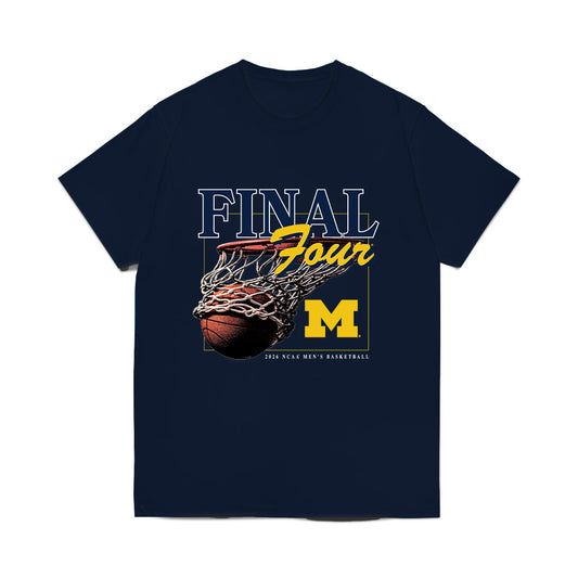 Michigan - NCAA Men's Basketball : Trey McKenney - Final Four NCAA® March Madness® 2026 Comfort Colors T-Shirt-0