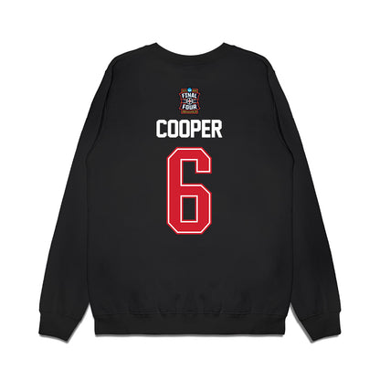 Nebraska - NCAA Men's Basketball : Will Cooper - Final Four NCAA® March Madness® 2026 Premium Crewneck Sweatshirt-1
