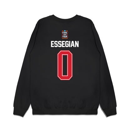 Nebraska - NCAA Men's Basketball : Connor Essegian - Final Four NCAA® March Madness® 2026 Premium Crewneck Sweatshirt-1