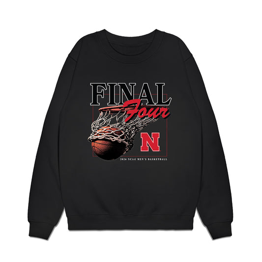 Nebraska - NCAA Men's Basketball : Connor Essegian - Final Four NCAA® March Madness® 2026 Premium Crewneck Sweatshirt-0