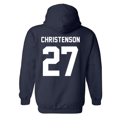 Penn State - NCAA Men's Ice Hockey : Cade Christenson - Sports Shersey Hooded Sweatshirt-1