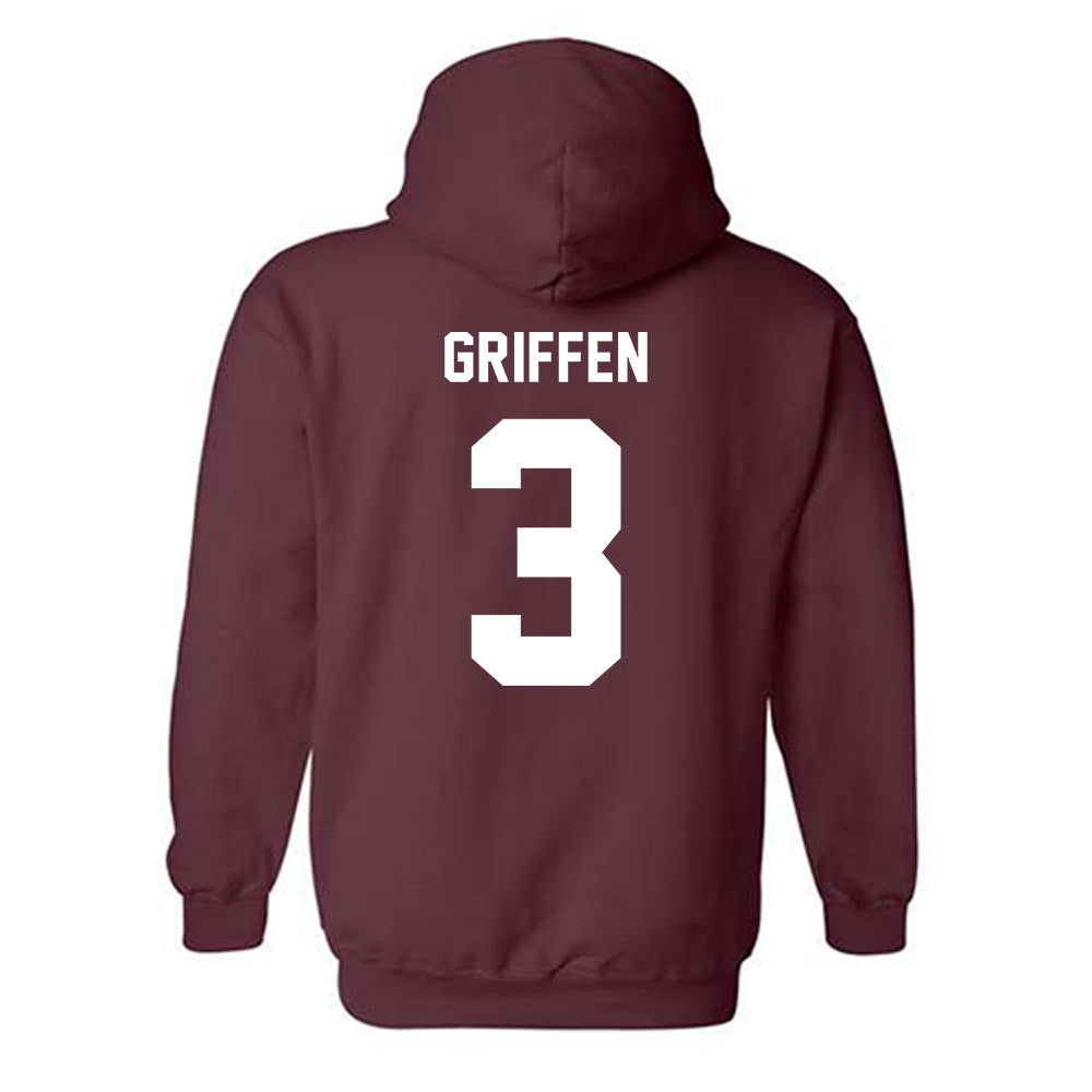 Texas A&M - NCAA Men's Basketball : Rylan Griffen - Ol' Sarge v2 Hooded Sweatshirt-1