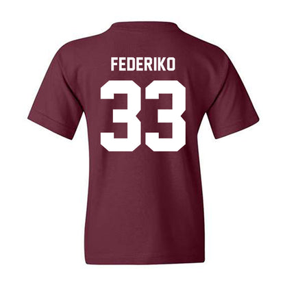 Texas A&M - NCAA Men's Basketball : Federiko Federiko - Ol' Sarge v2 Youth T-Shirt-1