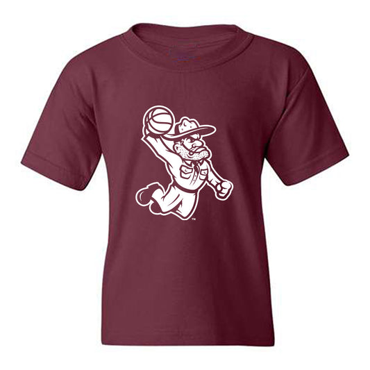Texas A&M - NCAA Men's Basketball : Jalen Shelley - Ol' Sarge v2 Youth T-Shirt-0