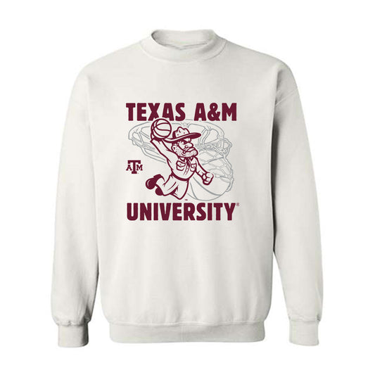 Texas A&M - NCAA Men's Basketball : Jordan Pope - Ol' Sarge Crewneck Sweatshirt-0