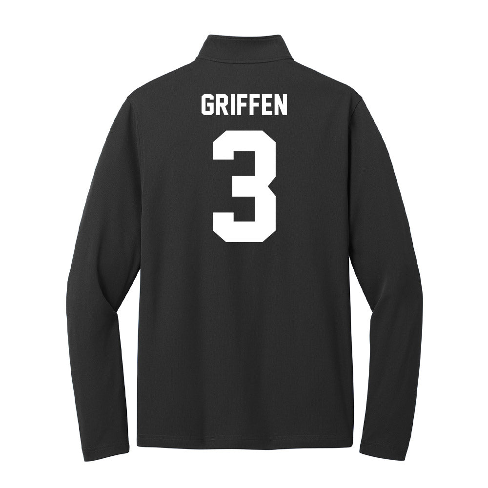Texas A&M - NCAA Men's Basketball : Rylan Griffen - Ol' Sarge Lightweight Quarter Zip Jacket-1