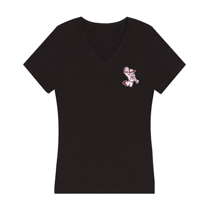 Texas A&M - NCAA Men's Basketball : Neiko Mundey - Ol' Sarge Women's V-Neck T-Shirt-1