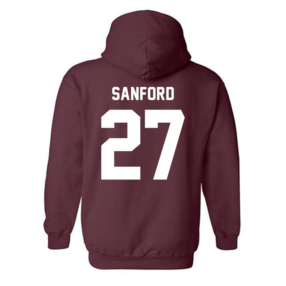 Texas A&M - NCAA Football : Daymion Sanford - Ol' Sarge v2 Hooded Sweatshirt-1