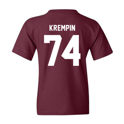 Texas A&M - NCAA Football : Zaden Krempin - Ol' Sarge v2 Youth T-Shirt-1