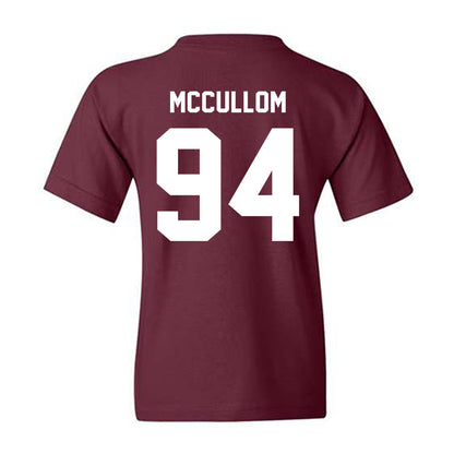 Texas A&M - NCAA Football : Angelo McCullom - Ol' Sarge v2 Youth T-Shirt-1