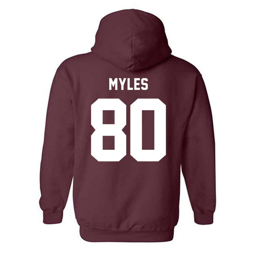 Texas A&M - NCAA Football : Jerome Myles - Ol' Sarge v2 Hooded Sweatshirt-1