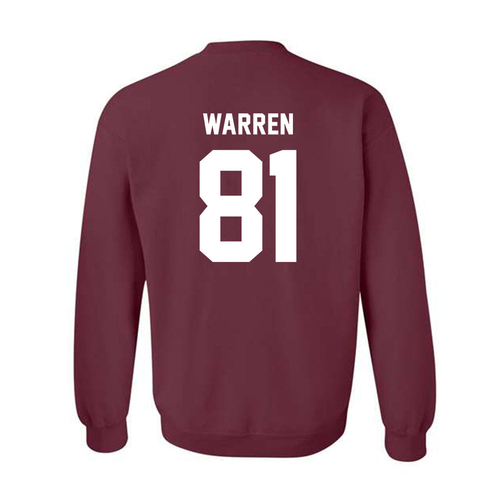 Texas A&M - NCAA Football : Jayden Warren - Ol' Sarge v2 Crewneck Sweatshirt-1