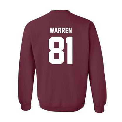 Texas A&M - NCAA Football : Jayden Warren - Ol' Sarge v2 Crewneck Sweatshirt-1