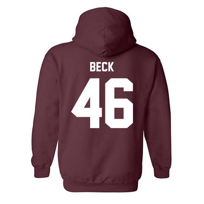 Texas A&M - NCAA Football : Qui Beck - Ol' Sarge v2 Hooded Sweatshirt-1