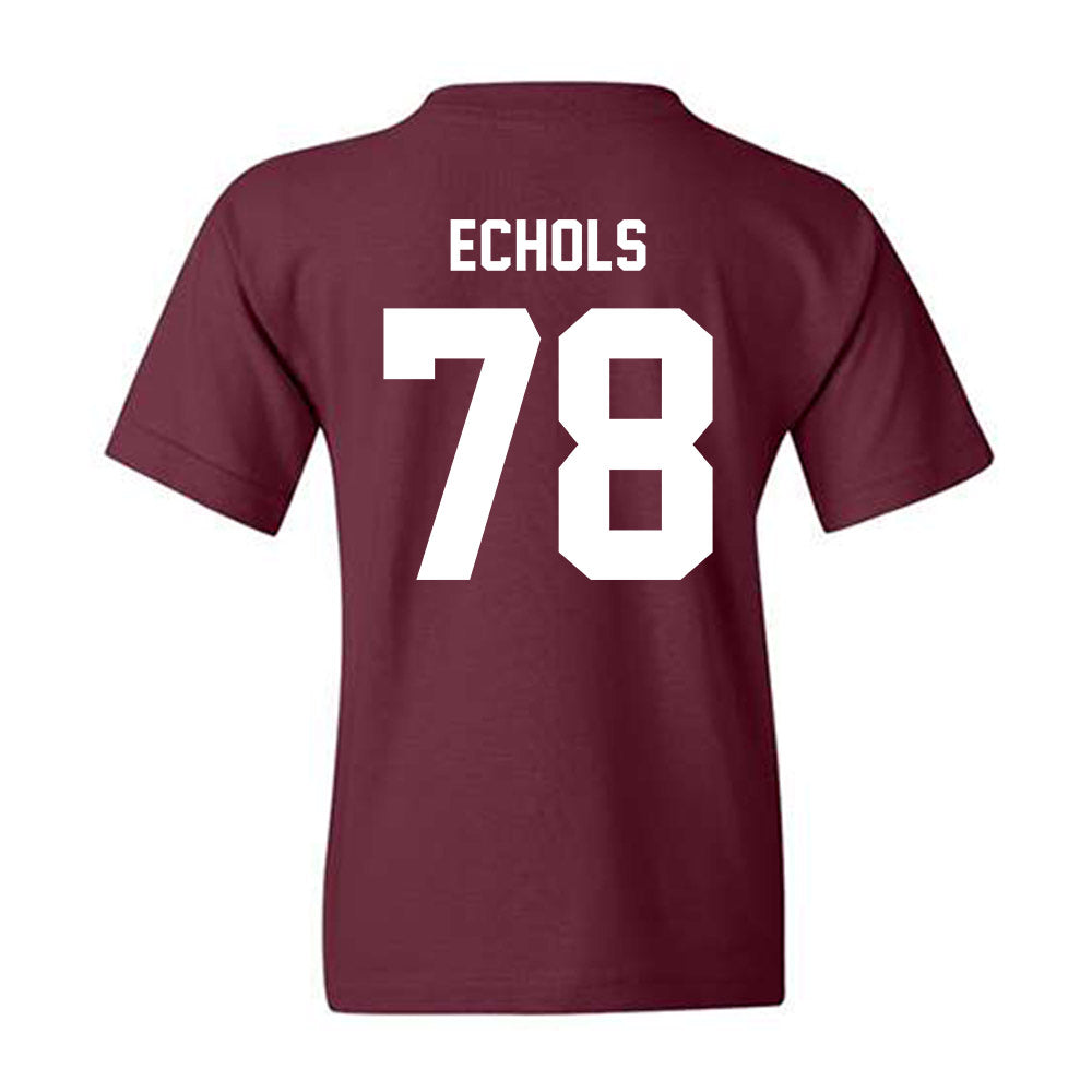 Texas A&M - NCAA Football : Coen Echols - Ol' Sarge v2 Youth T-Shirt-1