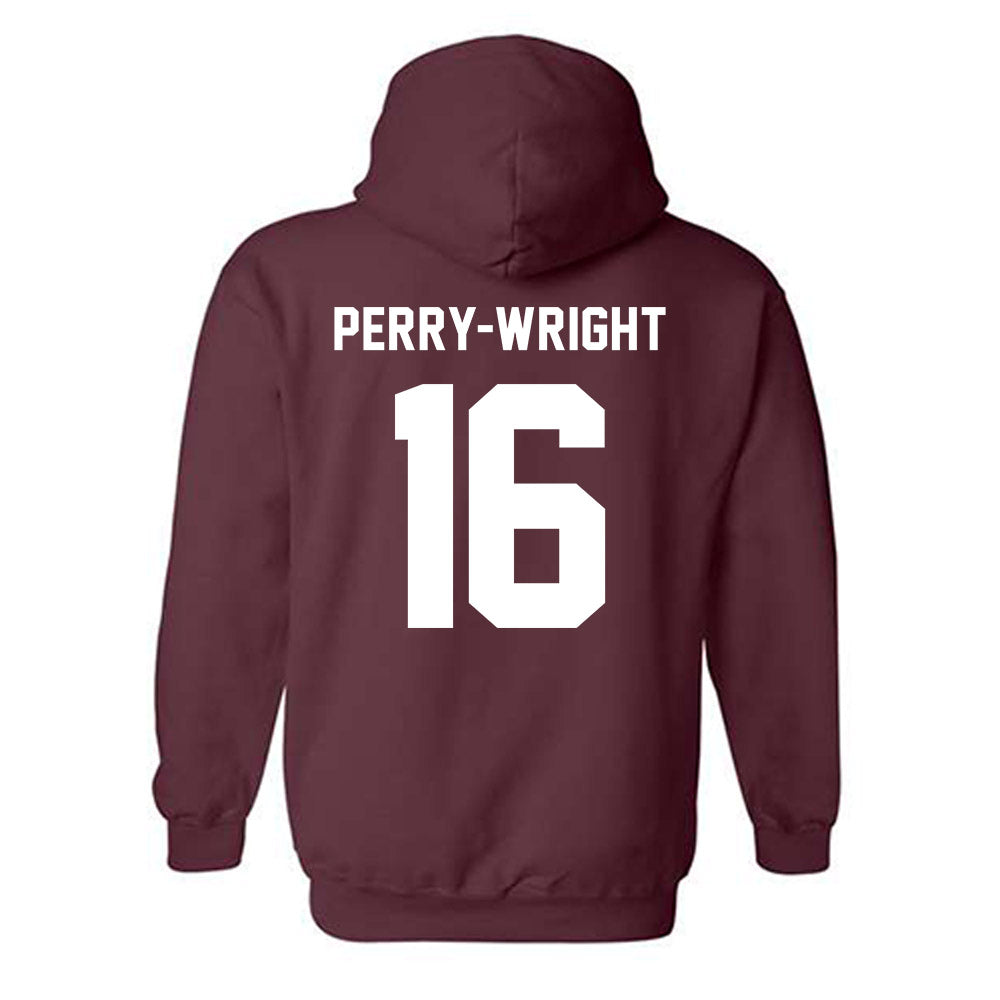 Texas A&M - NCAA Football : Bryce Perry-Wright - Ol' Sarge v2 Hooded Sweatshirt-1