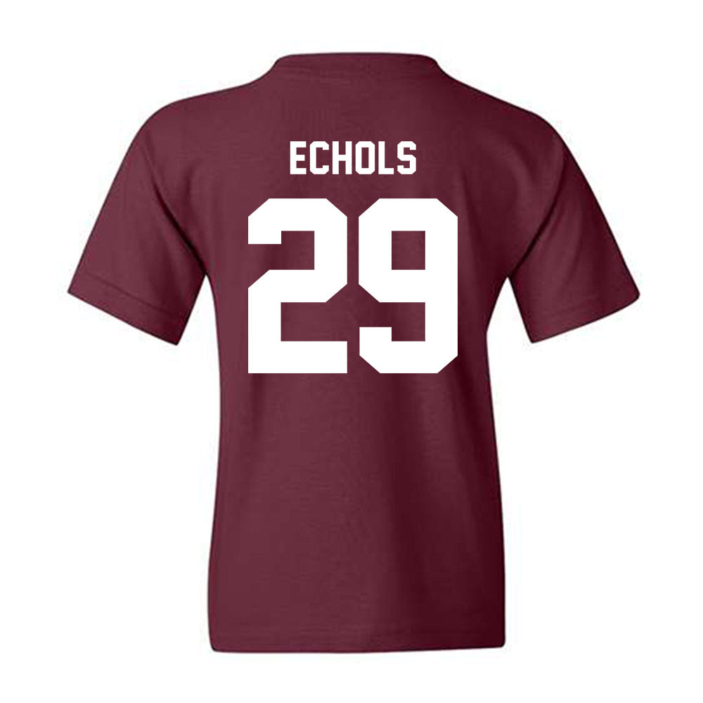 Texas A&M - NCAA Football : Justin Echols - Ol' Sarge v2 Youth T-Shirt-1