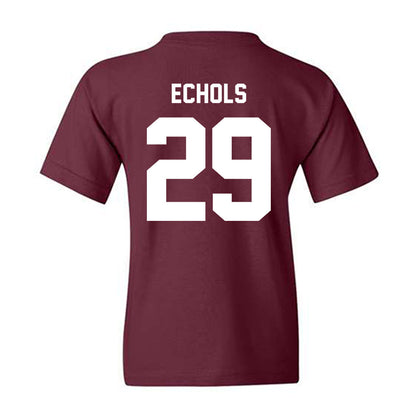 Texas A&M - NCAA Football : Justin Echols - Ol' Sarge v2 Youth T-Shirt-1
