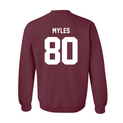 Texas A&M - NCAA Football : Jerome Myles - Ol' Sarge v2 Crewneck Sweatshirt-1