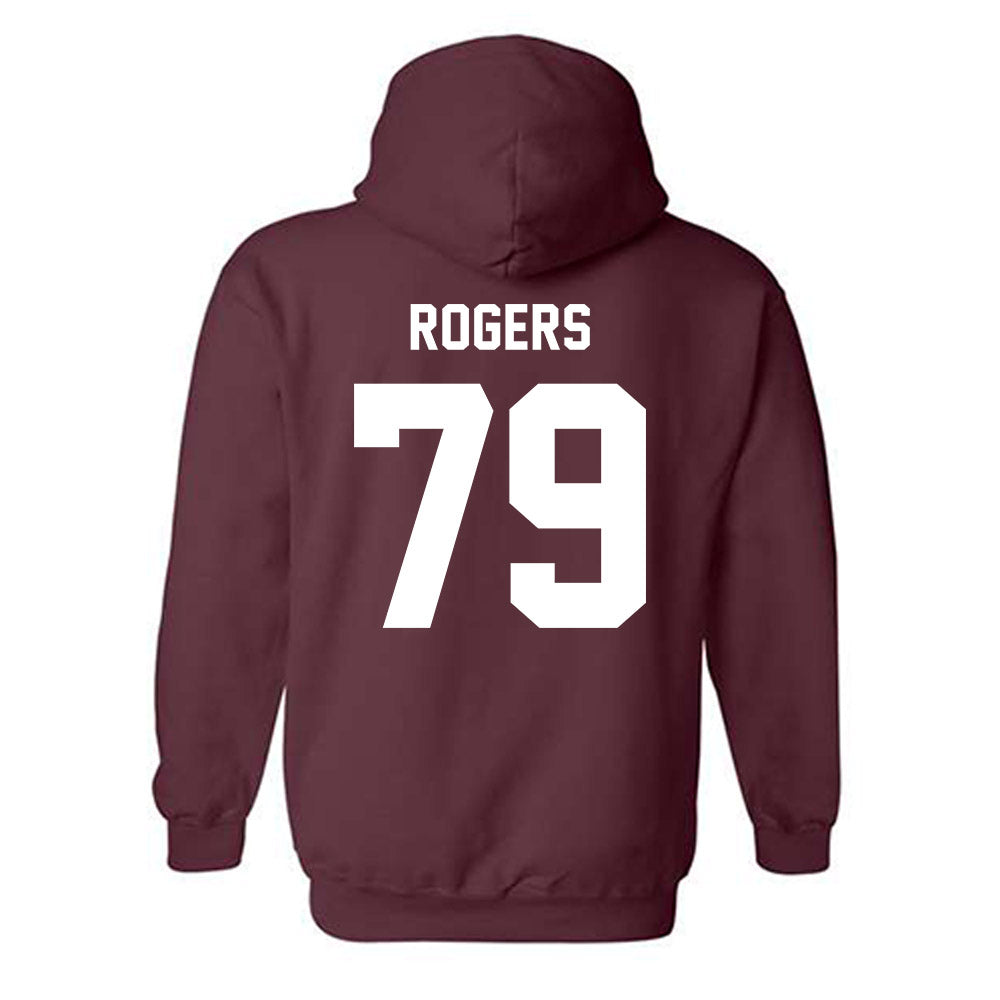 Texas A&M - NCAA Football : Lamont Rogers - Ol' Sarge v2 Hooded Sweatshirt-1