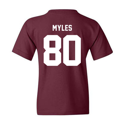 Texas A&M - NCAA Football : Jerome Myles - Ol' Sarge v2 Youth T-Shirt-1