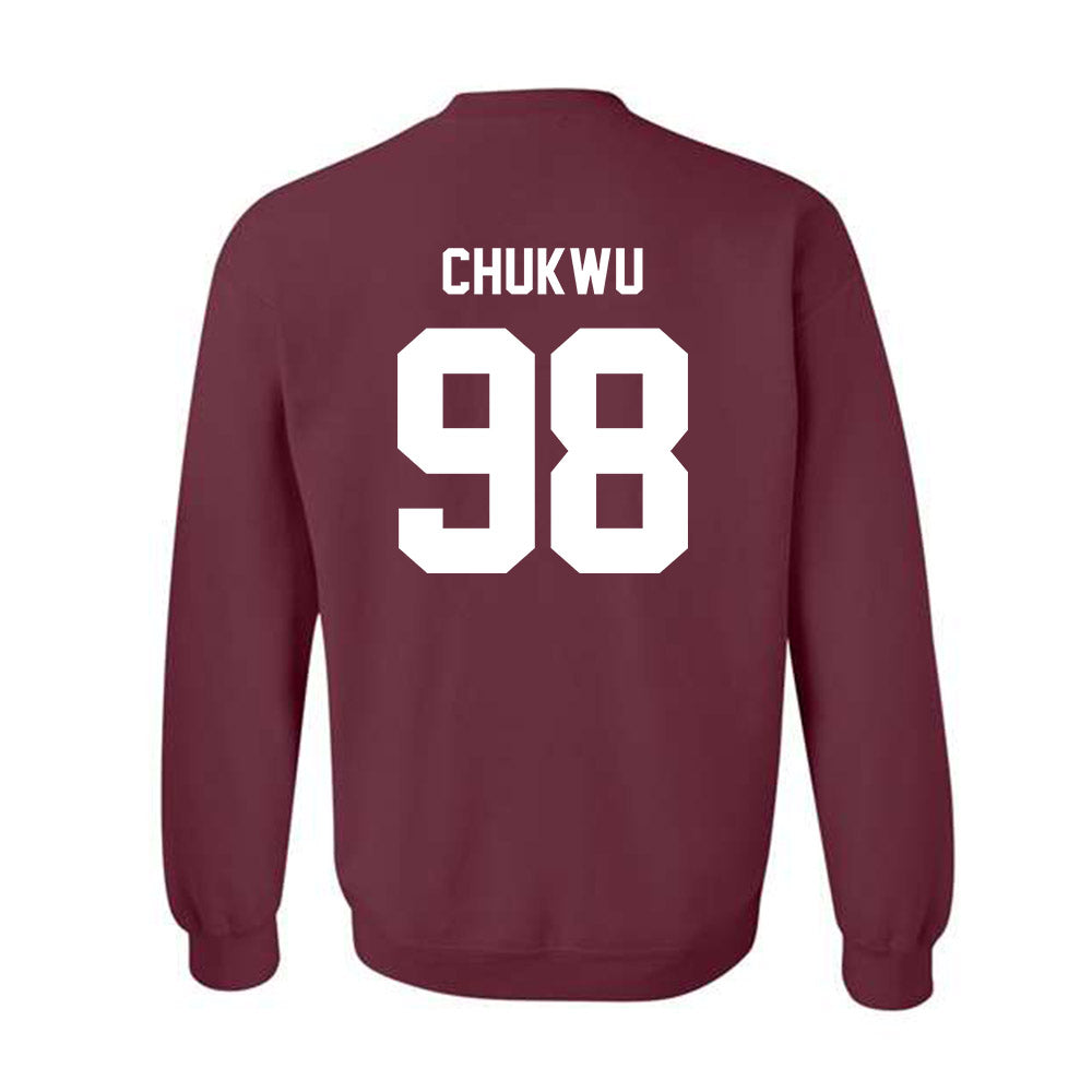 Texas A&M - NCAA Football : Jesse Chukwu - Ol' Sarge v2 Crewneck Sweatshirt-1