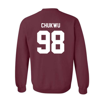 Texas A&M - NCAA Football : Jesse Chukwu - Ol' Sarge v2 Crewneck Sweatshirt-1