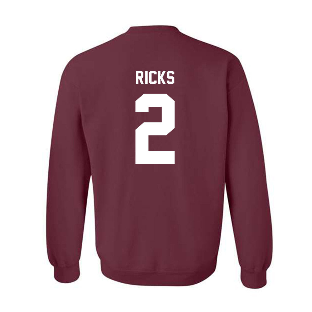 Texas A&M - NCAA Football : Dezz Ricks - Ol' Sarge v2 Crewneck Sweatshirt-1