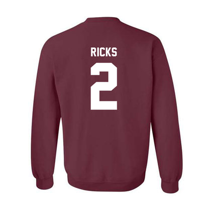 Texas A&M - NCAA Football : Dezz Ricks - Ol' Sarge v2 Crewneck Sweatshirt-1