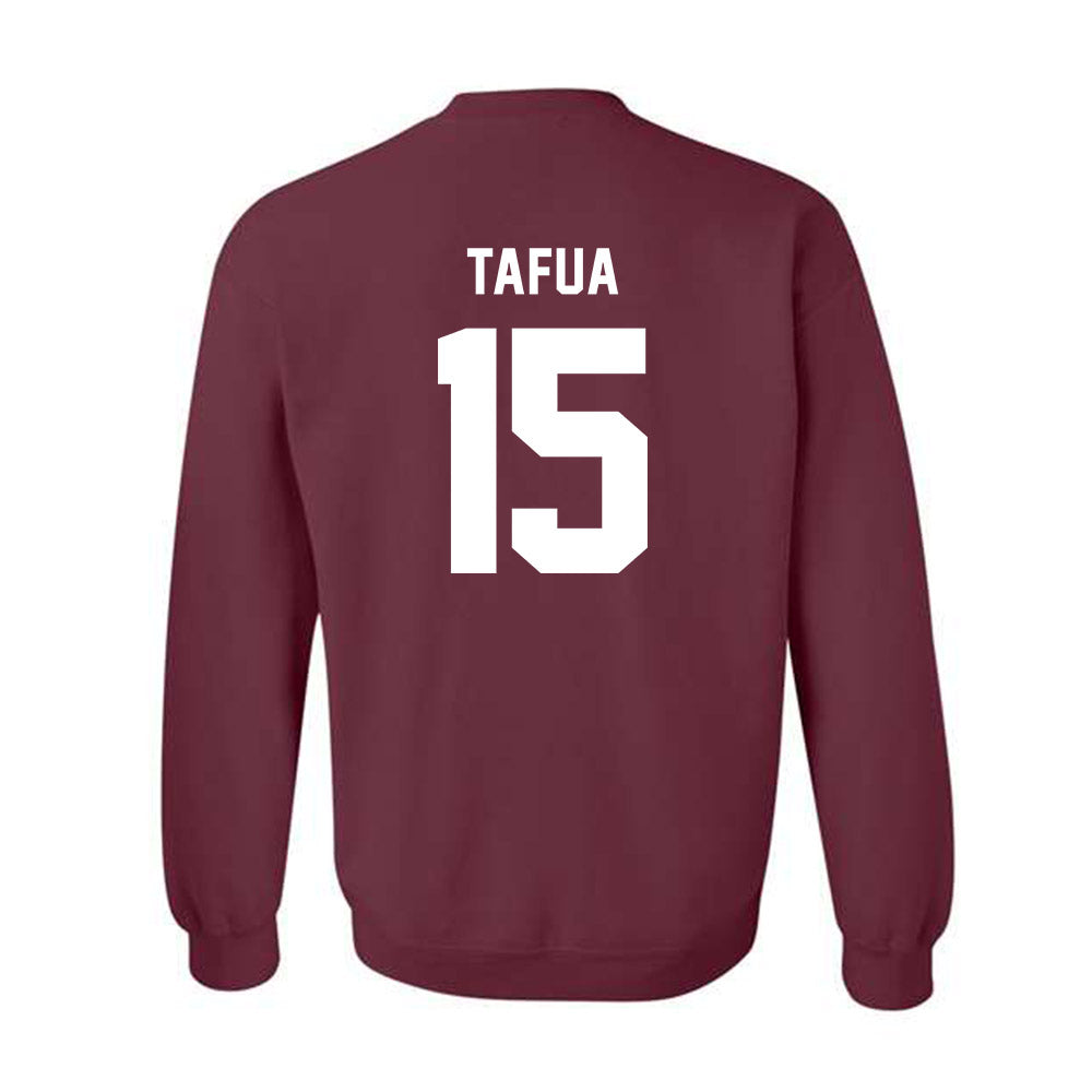 Texas A&M - NCAA Football : Caleb Tafua - Ol' Sarge v2 Crewneck Sweatshirt-1