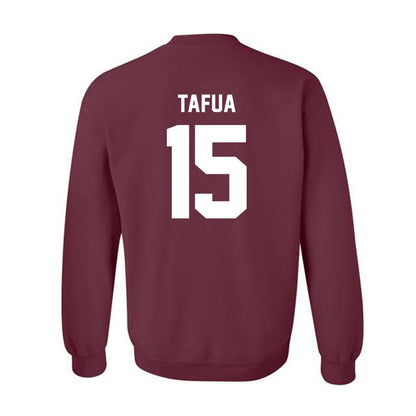 Texas A&M - NCAA Football : Caleb Tafua - Ol' Sarge v2 Crewneck Sweatshirt-1