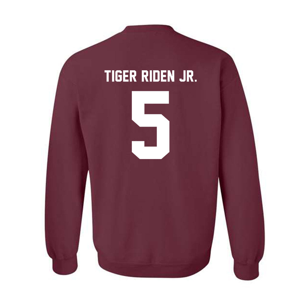Texas A&M - NCAA Football : Deondrae Tiger Riden Jr. - Ol' Sarge v2 Crewneck Sweatshirt-1