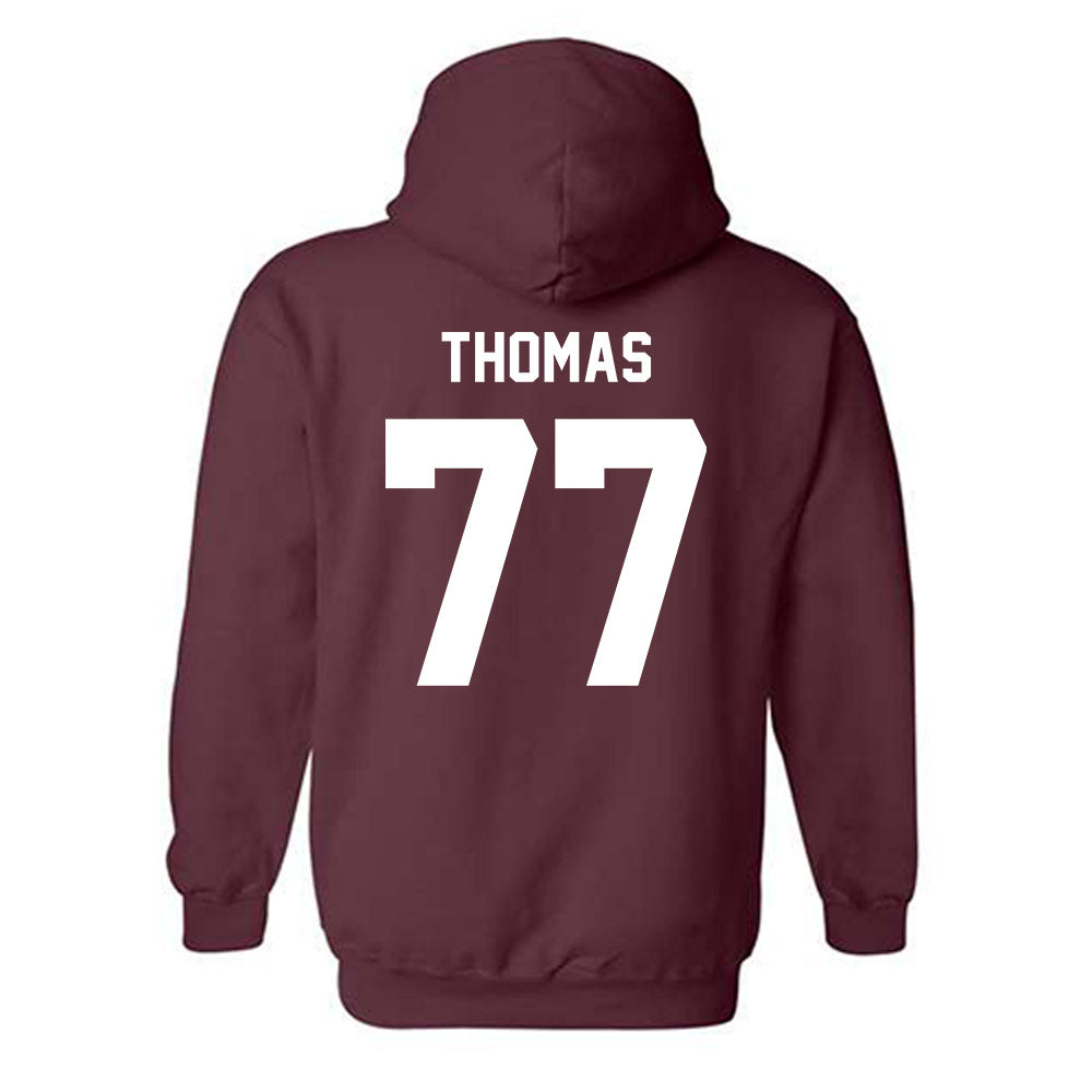 Texas A&M - NCAA Football : Tyler Thomas - Ol' Sarge v2 Hooded Sweatshirt-1