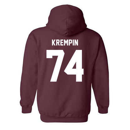 Texas A&M - NCAA Football : Zaden Krempin - Ol' Sarge v2 Hooded Sweatshirt-1