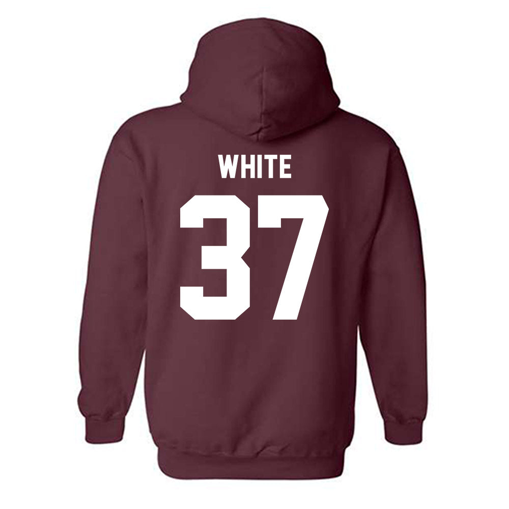 Texas A&M - NCAA Football : Tyler White - Ol' Sarge v2 Hooded Sweatshirt-1