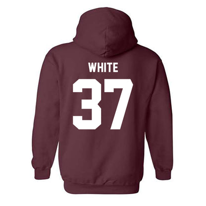 Texas A&M - NCAA Football : Tyler White - Ol' Sarge v2 Hooded Sweatshirt-1