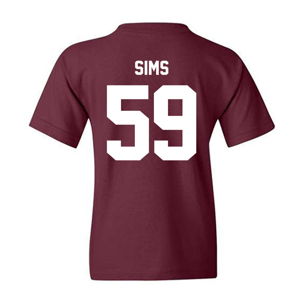 Texas A&M - NCAA Football : Chace Sims - Ol' Sarge v2 Youth T-Shirt-1