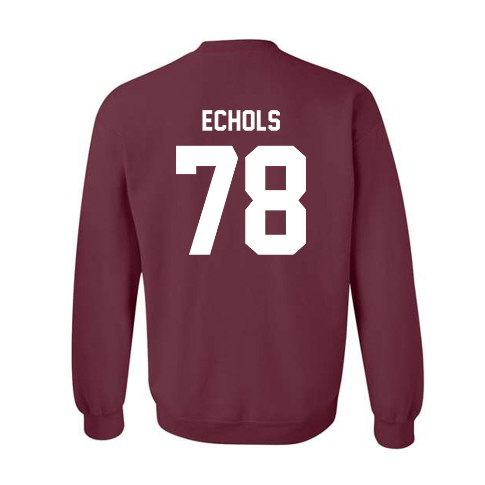 Texas A&M - NCAA Football : Coen Echols - Ol' Sarge v2 Crewneck Sweatshirt-1