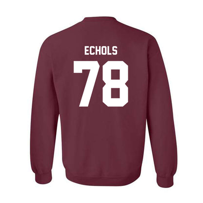 Texas A&M - NCAA Football : Coen Echols - Ol' Sarge v2 Crewneck Sweatshirt-1