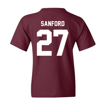 Texas A&M - NCAA Football : Daymion Sanford - Ol' Sarge v2 Youth T-Shirt-1