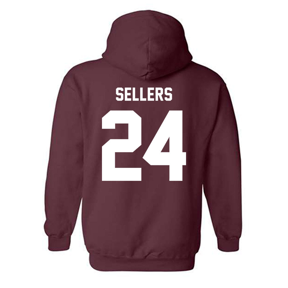 Texas A&M - NCAA Football : Cobey Sellers - Ol' Sarge v2 Hooded Sweatshirt-1