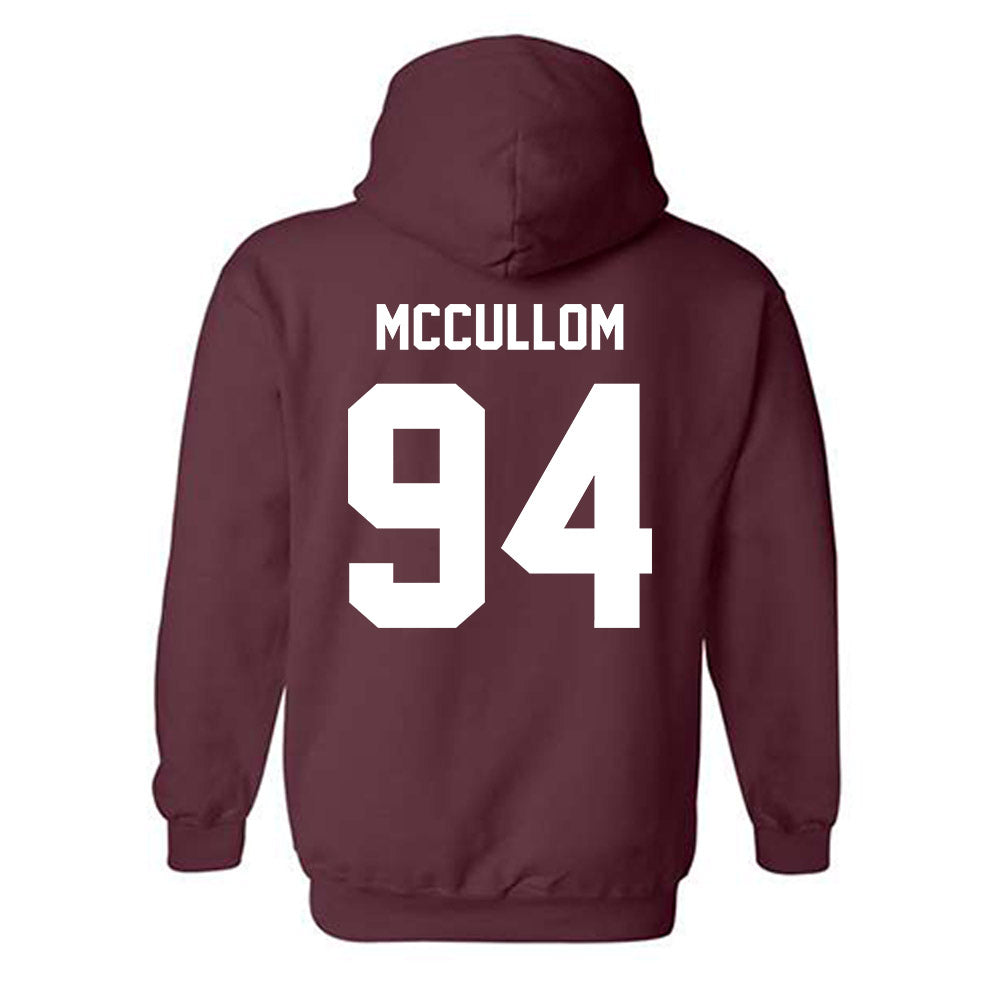Texas A&M - NCAA Football : Angelo McCullom - Ol' Sarge v2 Hooded Sweatshirt-1