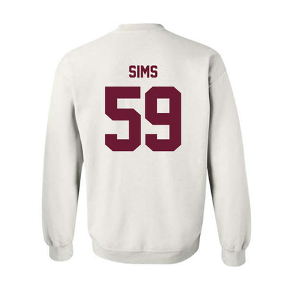 Texas A&M - NCAA Football : Chace Sims - Ol' Sarge Crewneck Sweatshirt-1