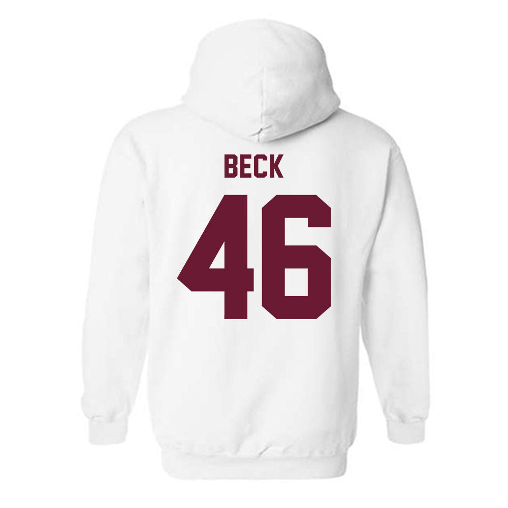 Texas A&M - NCAA Football : Qui Beck - Ol' Sarge Hooded Sweatshirt-1