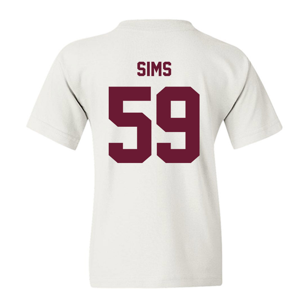 Texas A&M - NCAA Football : Chace Sims - Ol' Sarge Youth T-Shirt-1