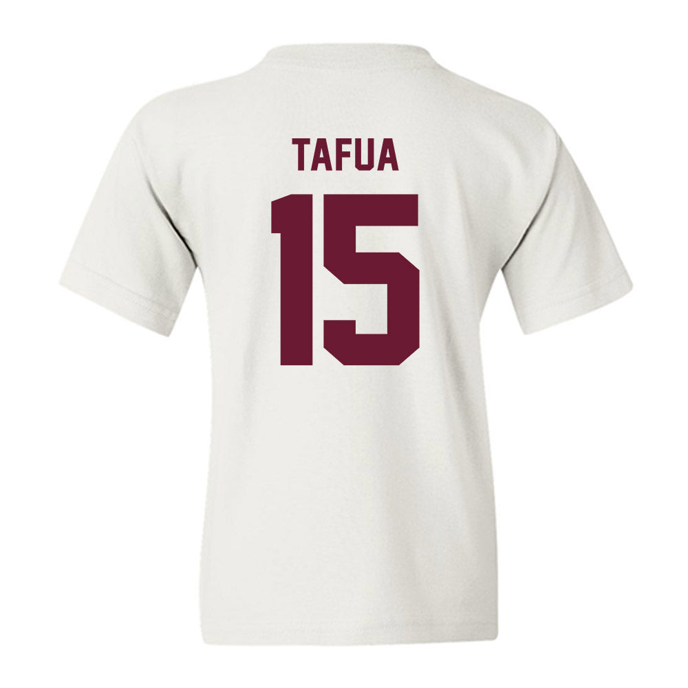 Texas A&M - NCAA Football : Caleb Tafua - Ol' Sarge Youth T-Shirt-1