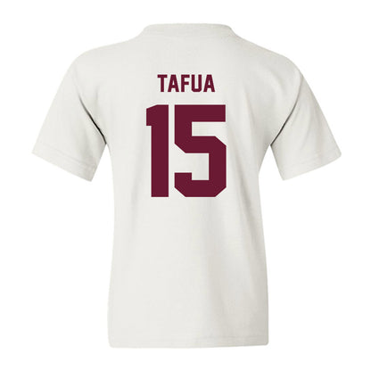 Texas A&M - NCAA Football : Caleb Tafua - Ol' Sarge Youth T-Shirt-1