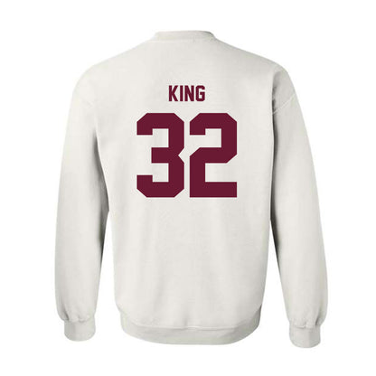 Texas A&M - NCAA Football : Taiyion King - Ol' Sarge Crewneck Sweatshirt-1